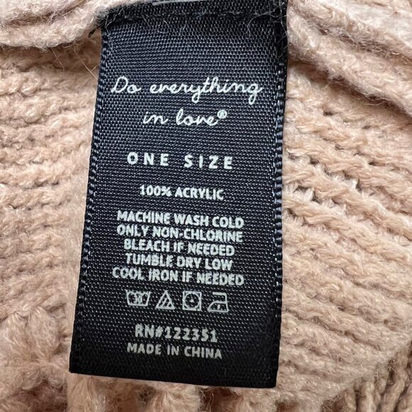 Oversized Slouchy Fringe Long Granola Crochet Sweater Chunky Brown Indie Boho - Picture 9 of 12